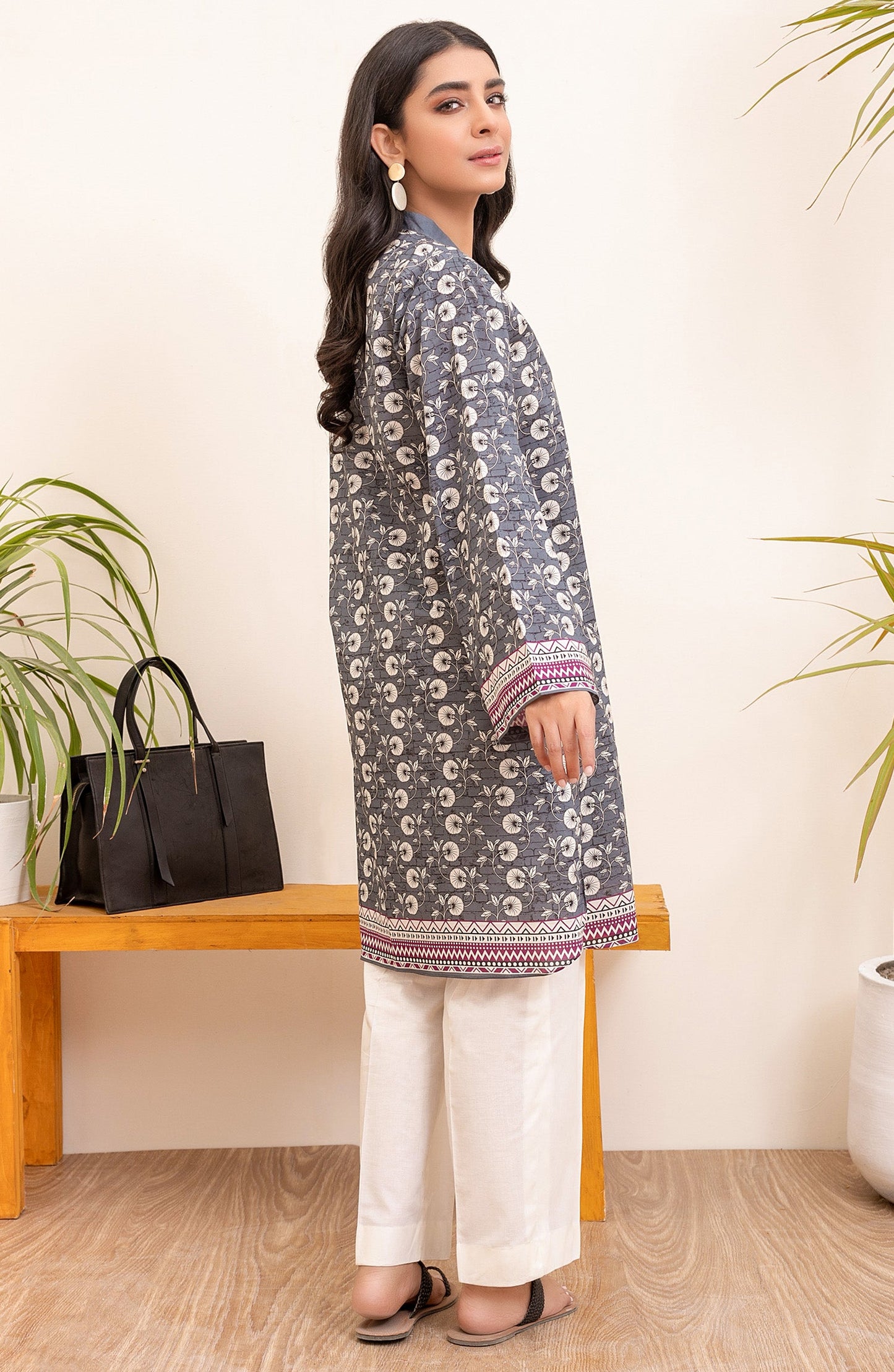 Orient - Unstitched 1 Piece Printed Lawn Shirt