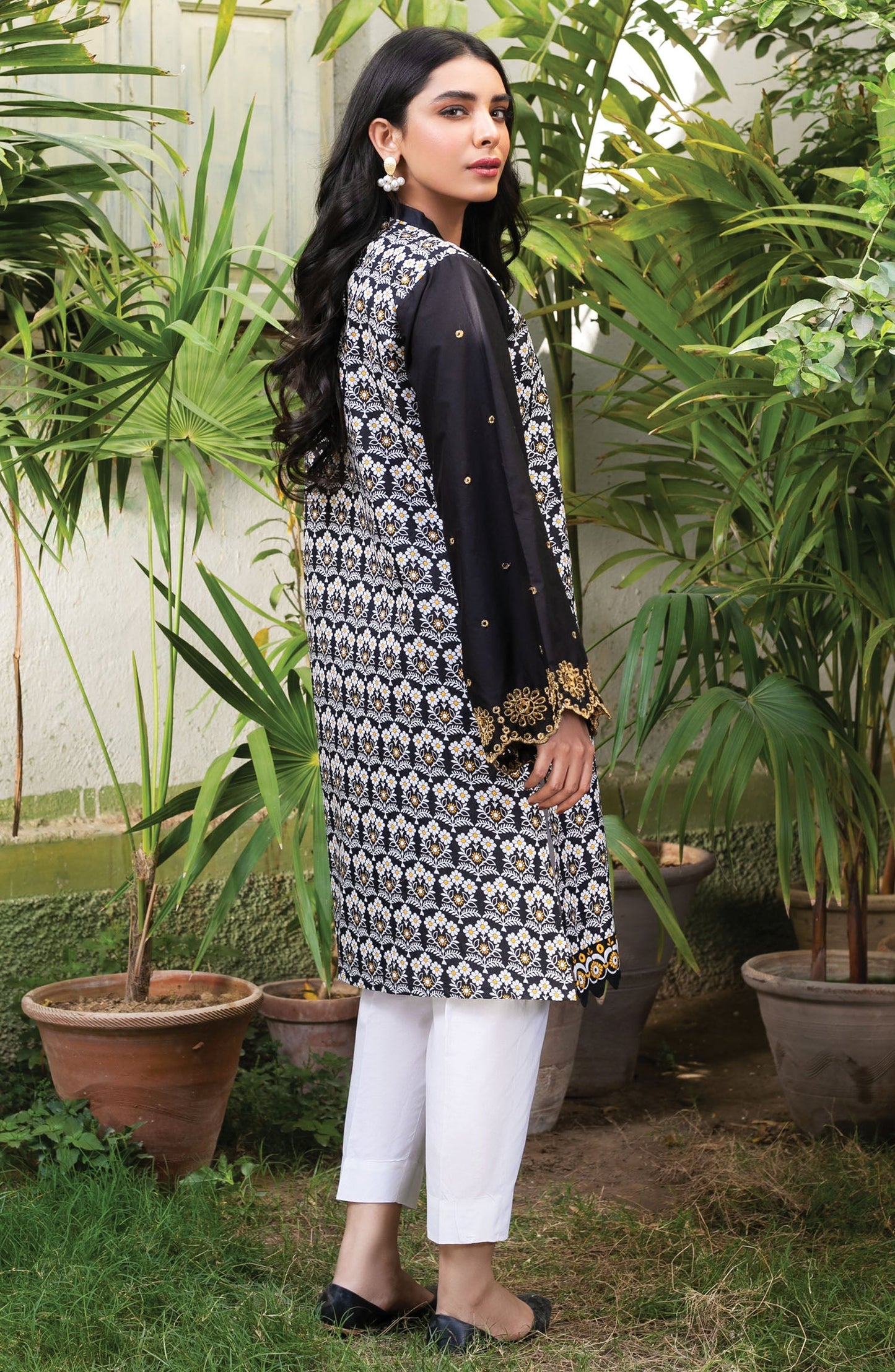 Orient - Unstitched 1 Piece Embroidered Lawn Shirt