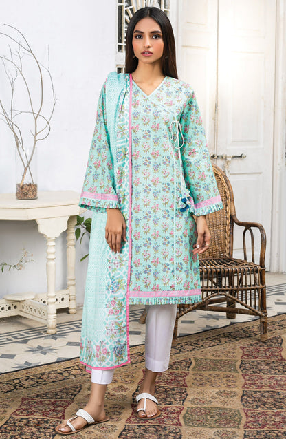 Orient - Unstitched 2 Piece Printed Lawn Shirt Dupatta