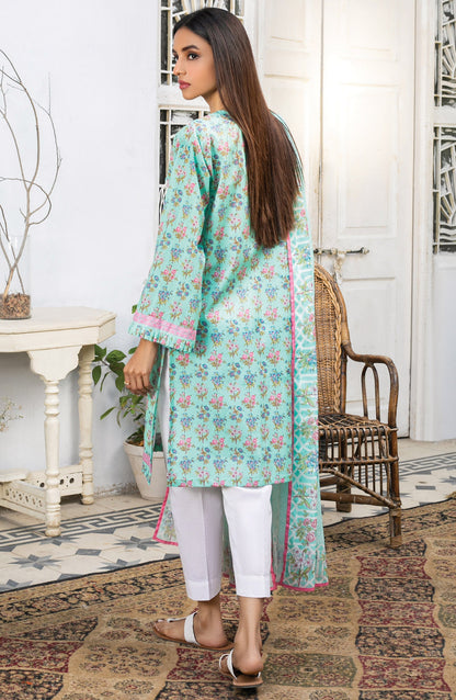 Orient - Unstitched 2 Piece Printed Lawn Shirt Dupatta