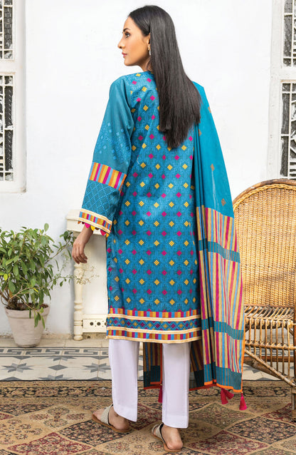 Orient - Unstitched 2 Piece Embroidered Lawn Shirt Dupatta