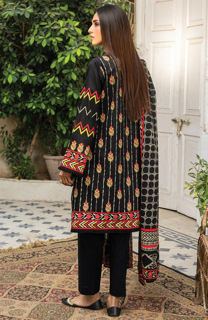 Orient - Unstitched 2 Piece Embroidered Lawn Shirt Dupatta