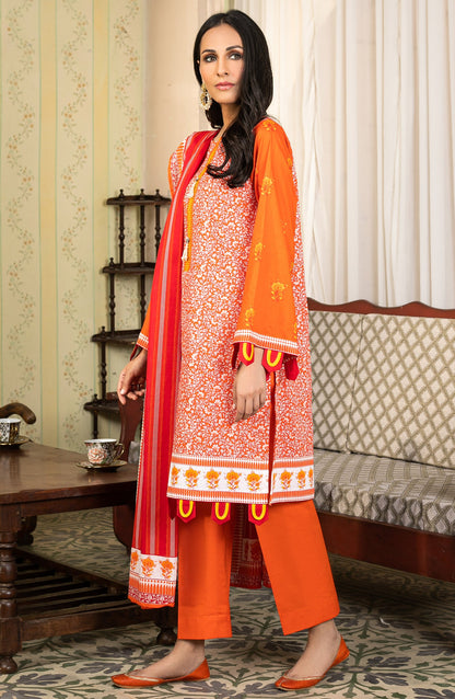 Orient - Unstitched 3 Piece Printed Lawn Suit