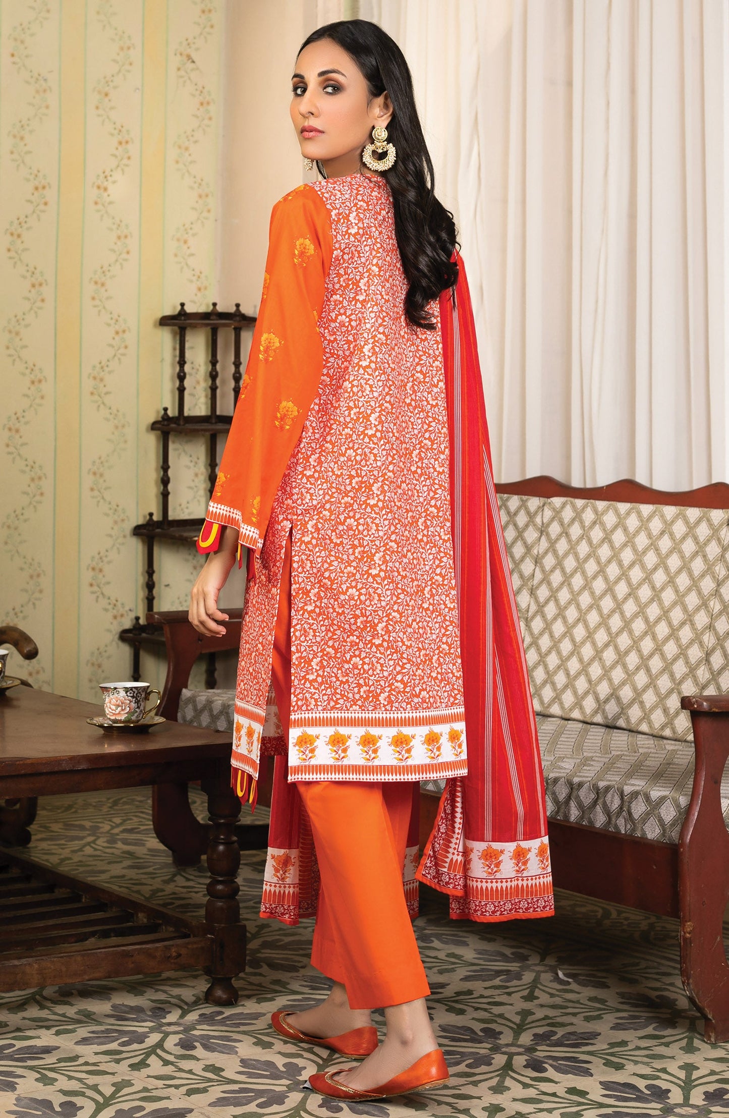 Orient - Unstitched 3 Piece Printed Lawn Suit