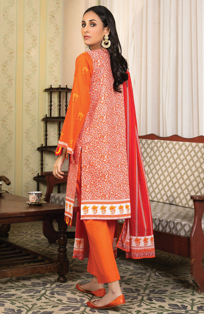 Orient - Unstitched 3 Piece Printed Lawn Suit