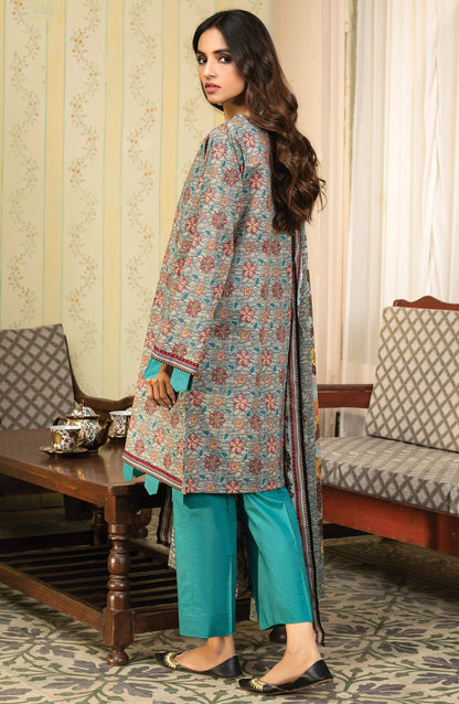 Orient - Unstitched 3 Piece Printed Lawn Suit