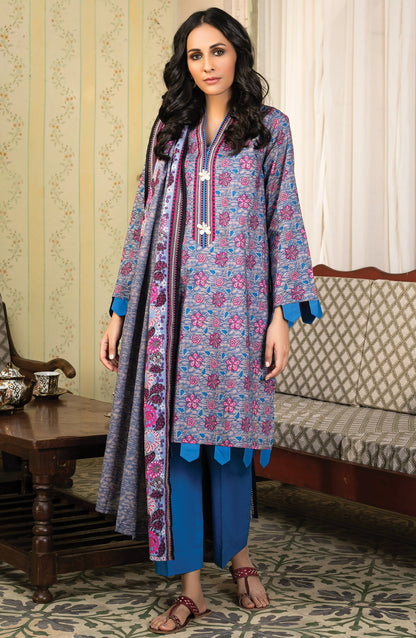 Orient - Unstitched 3 Piece Printed Lawn Suit