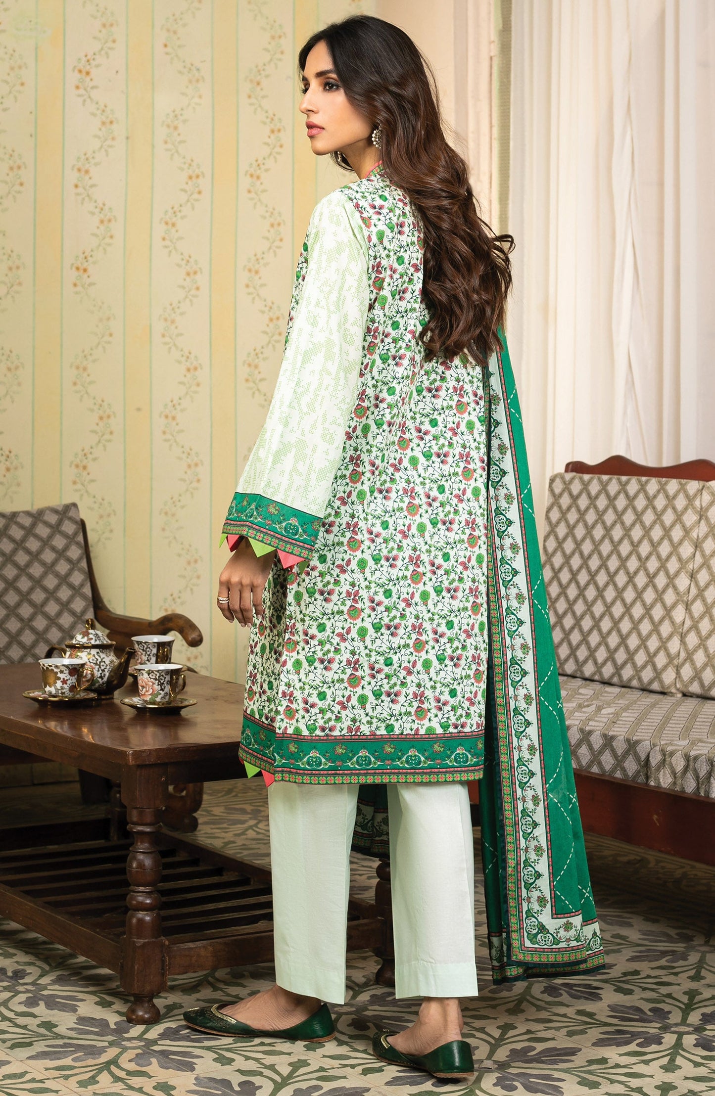 Orient - Unstitched 3 Piece Printed Lawn Suit