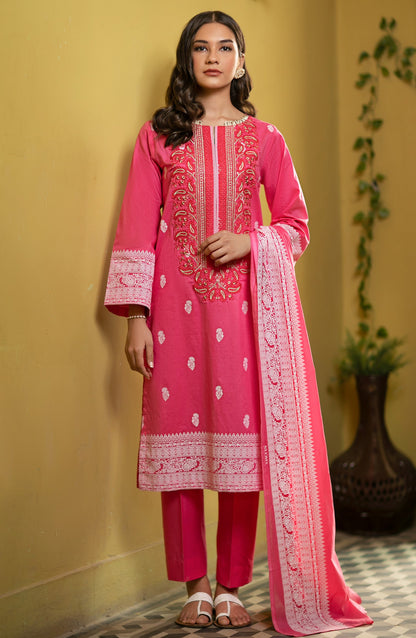 Orient - Unstitched 3 Piece Festive Embroidered Suit