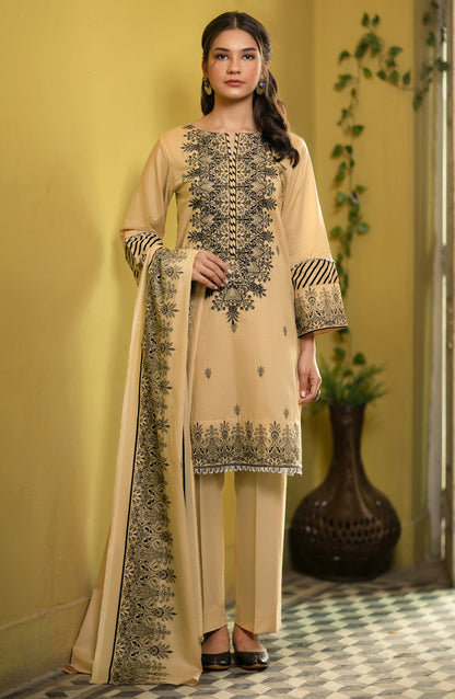 Orient - Unstitched 3 Piece Festive Embroidered Suit