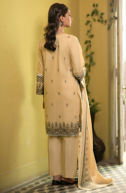 Orient - Unstitched 3 Piece Festive Embroidered Suit