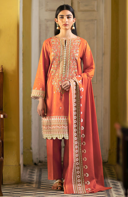 Orient - Unstitched 3 Piece Festive Embroidered Suit