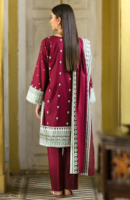 Orient - Unstitched 3 Piece Festive Embroidered Winter Suit
