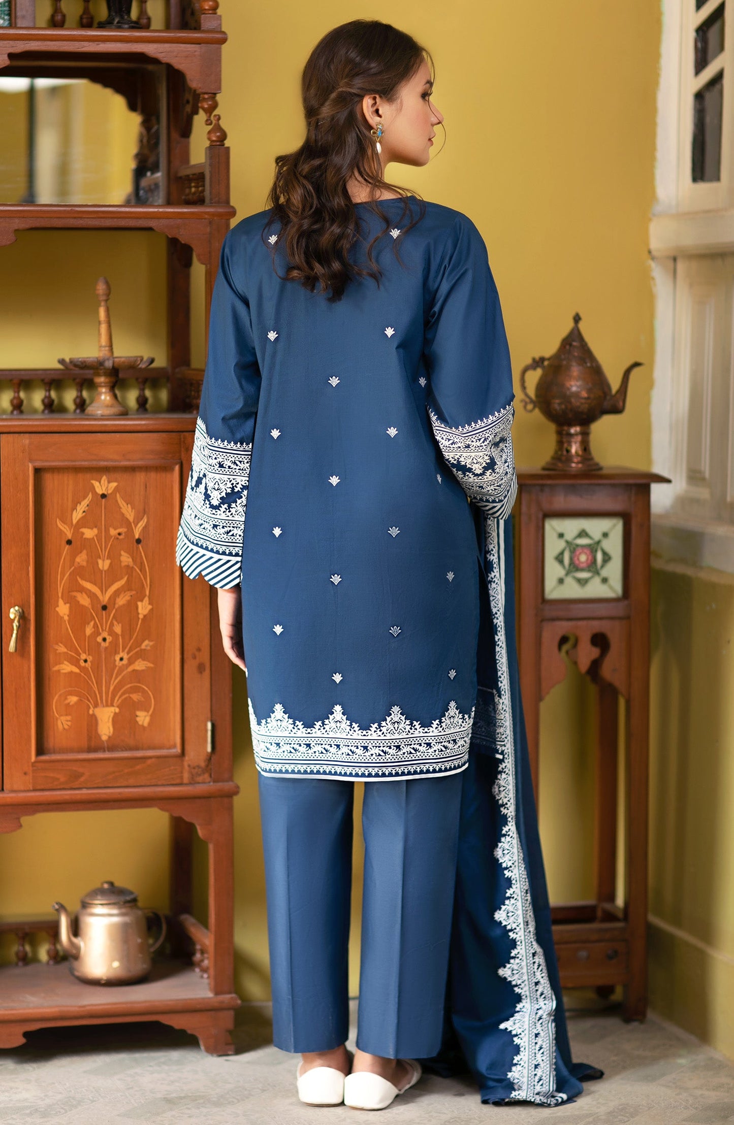 Orient - Unstitched 3 Piece Festive Embroidered Winter Suit