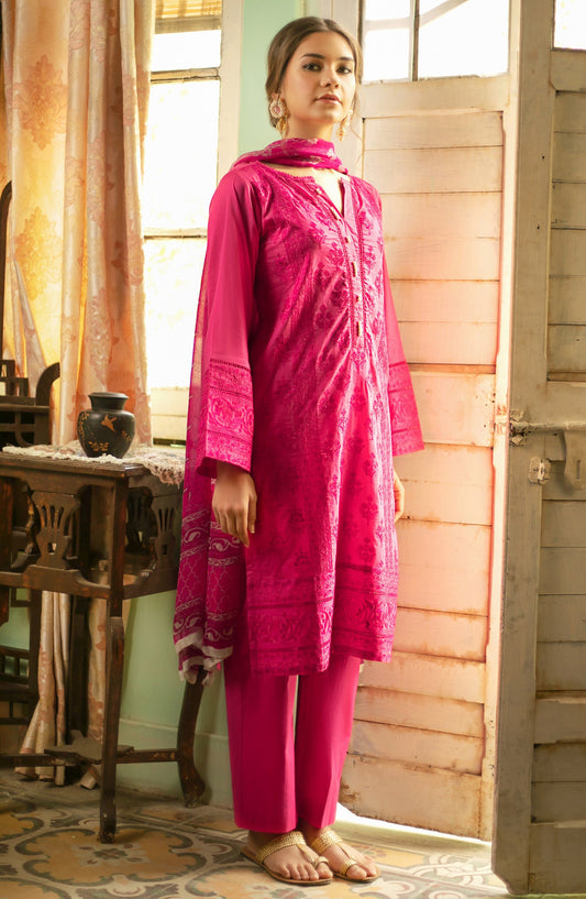 Orient - Unstitched 3 Piece Heavy Embroidered Lawn Suit