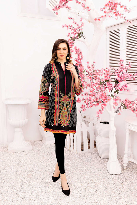 Adan's Libas - Clode - Digital Printed Stitched Lawn Kurti