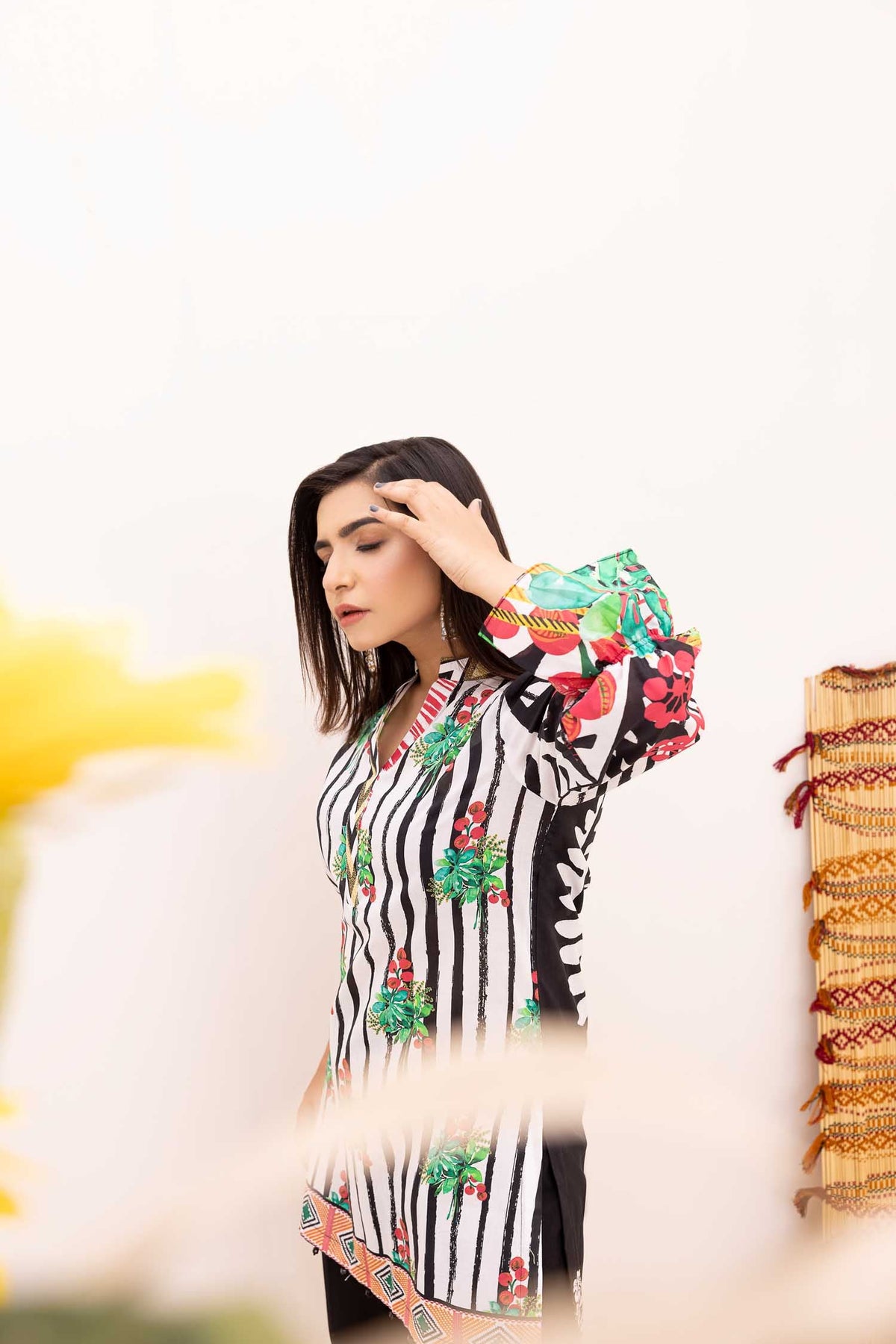Adan's Libas - Charm Fill - Digital Printed Stitched Lawn Kurti