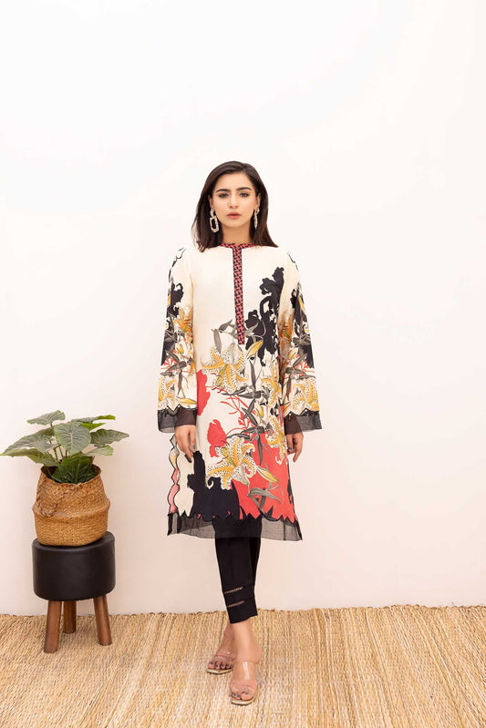 Adan's Libas - Crawl - Digital Printed Stitched Lawn Kurti