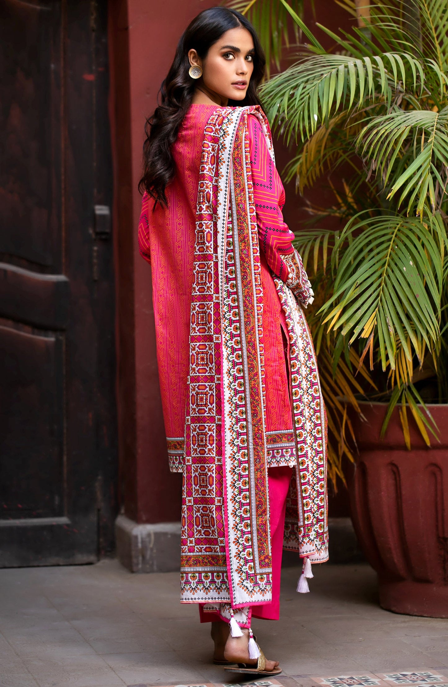 Orient - Unstitched 3 Piece Embroidered Lawn Suit