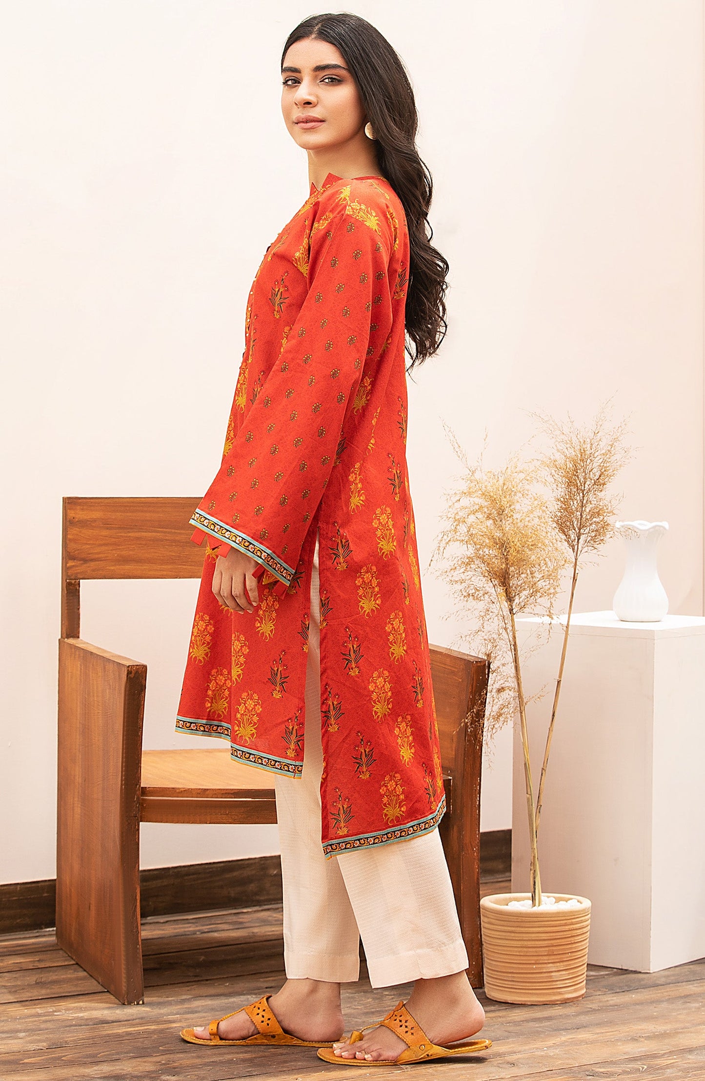 Orient - Unstitched 1 Piece Printed Lawn Shirt
