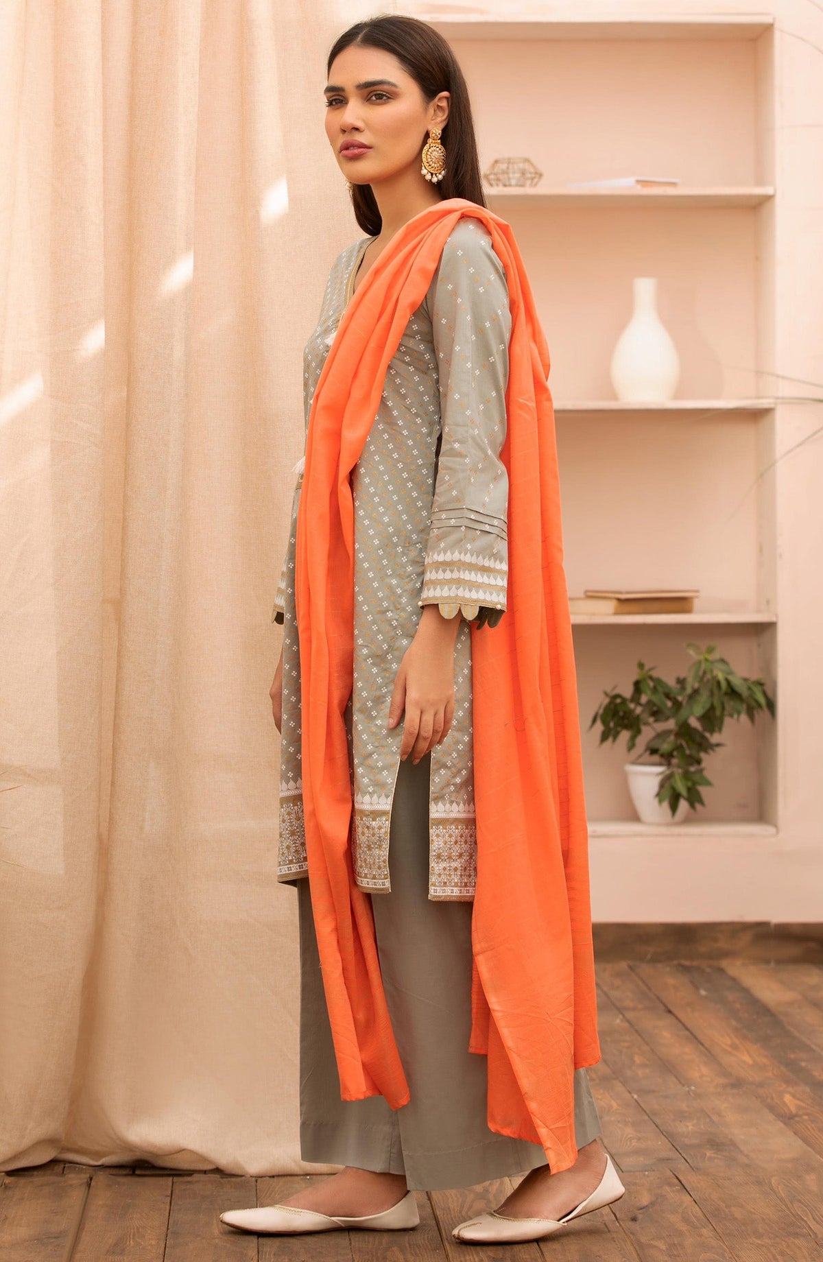 Orient - Unstitched 3 Piece Printed Lawn Suit
