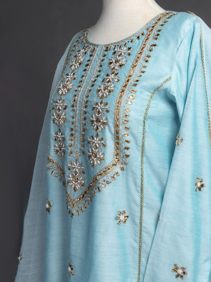 Eraj Hussain - Gotta Patti Ferozi - Stitched