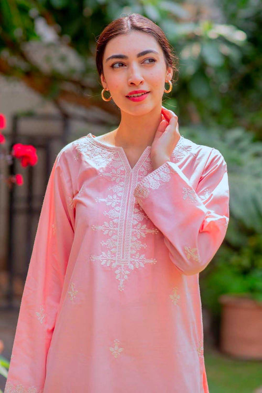 Celina - Pink Minimalistic Kurta