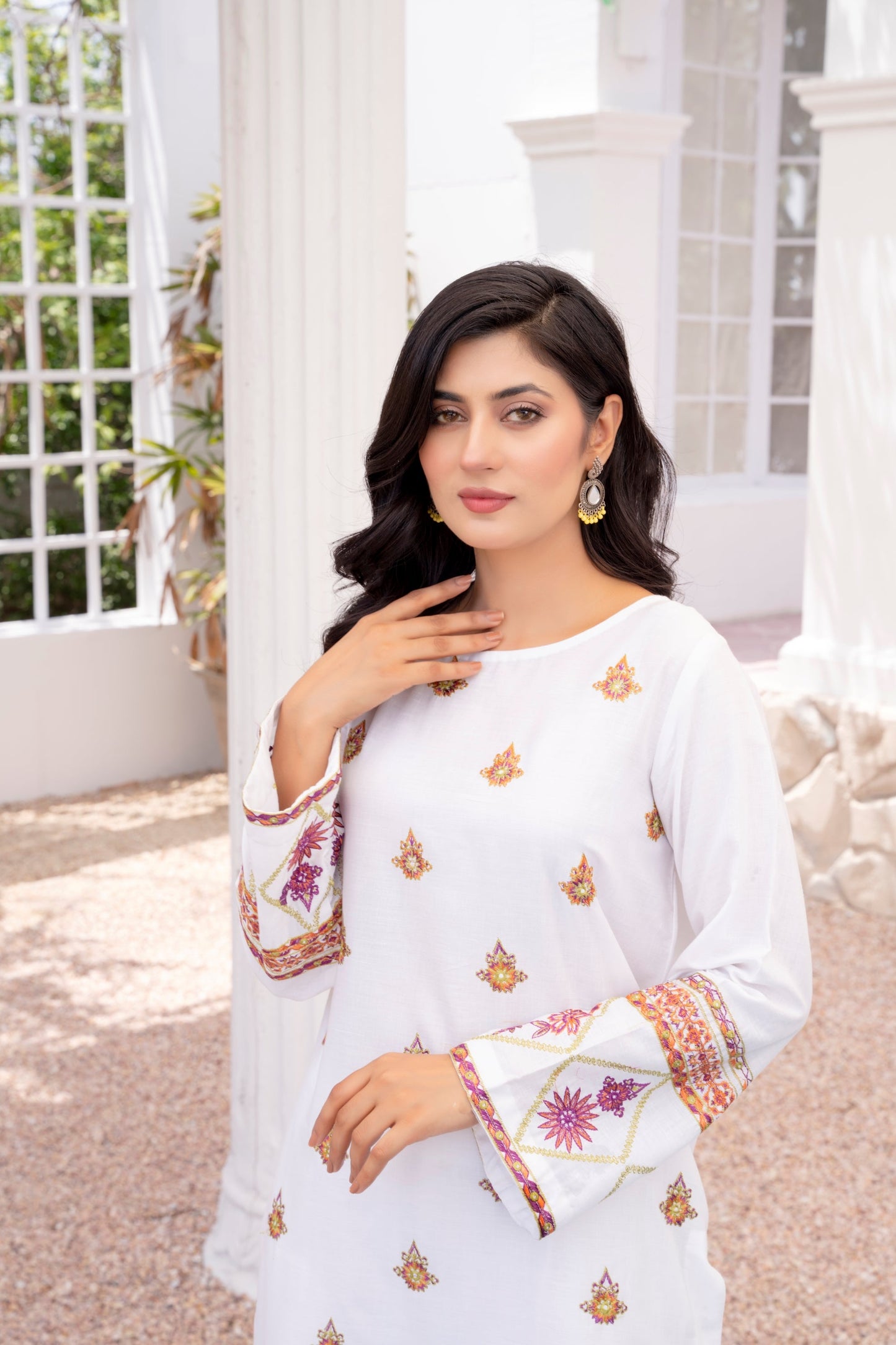 Bebano - White Floral 2pc