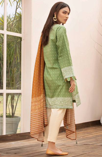 Orient - Unstitched 2 Piece Printed Lawn Shirt Dupatta