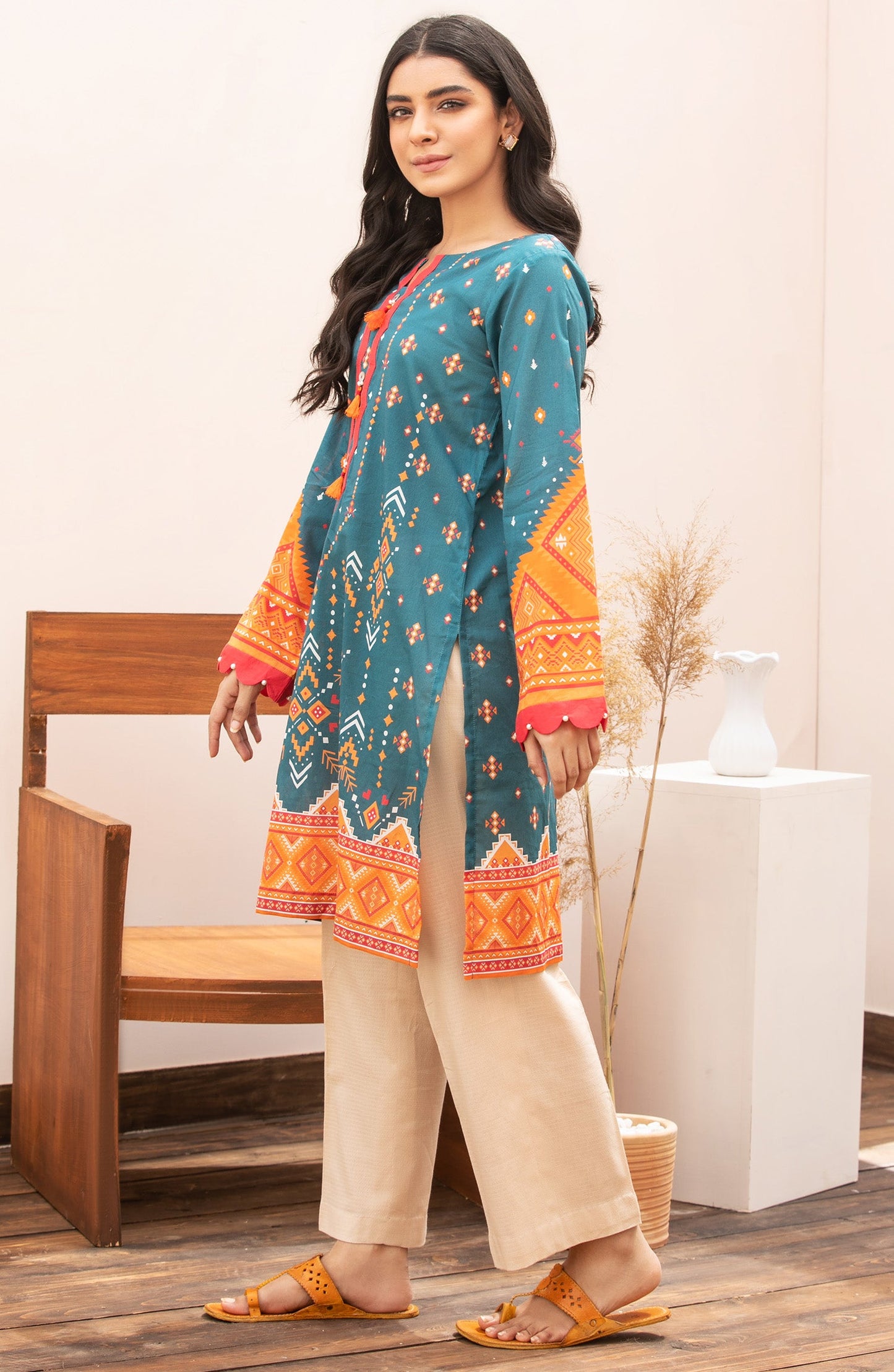Orient - Unstitched 1 Piece Printed Lawn Shirt