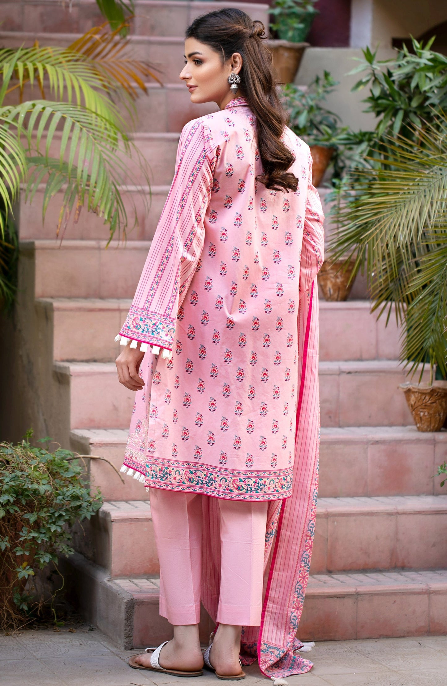 Orient - Unstitched 3 Piece Embroidered Lawn Suit