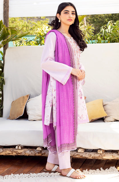 Orient - Unstitched 3 Piece Embroidered Lawn Suit