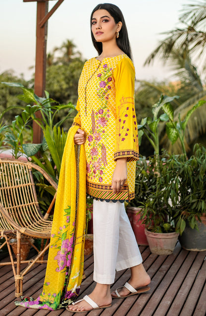 Orient - Unstitched 3 Piece Embroidered Lawn Suit