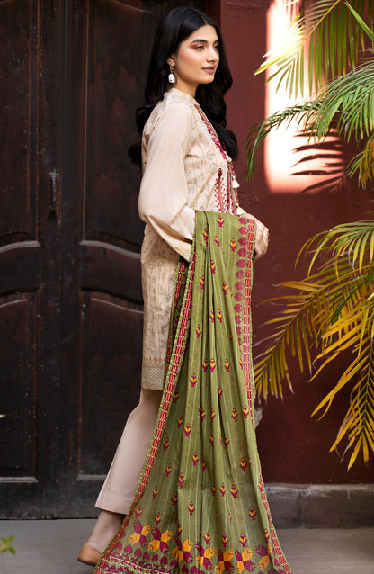 Orient - Unstitched 3 Piece Embroidered Lawn Suit