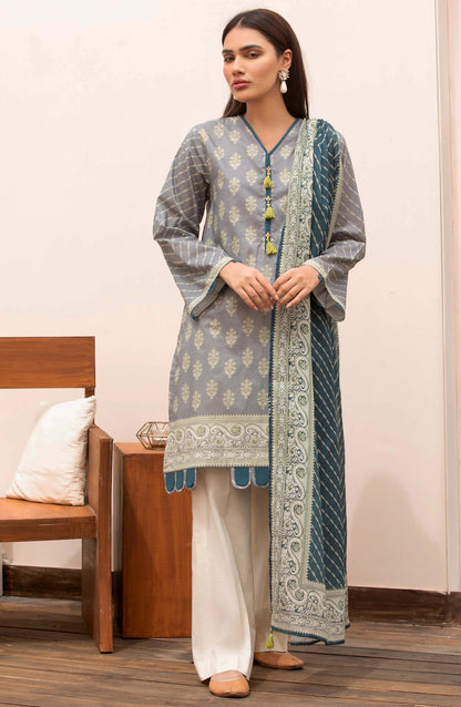 Orient - Unstitched 2 Piece Printed Lawn Shirt Dupatta