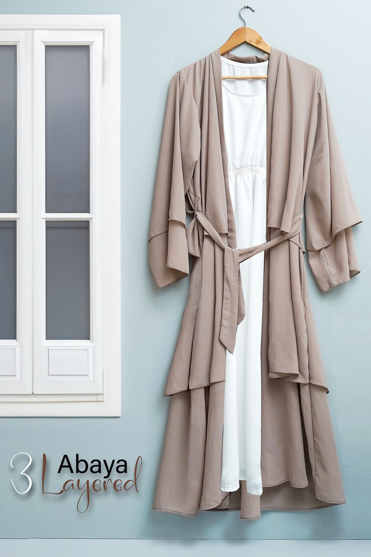 Bustangi - 3 Layered Abaya