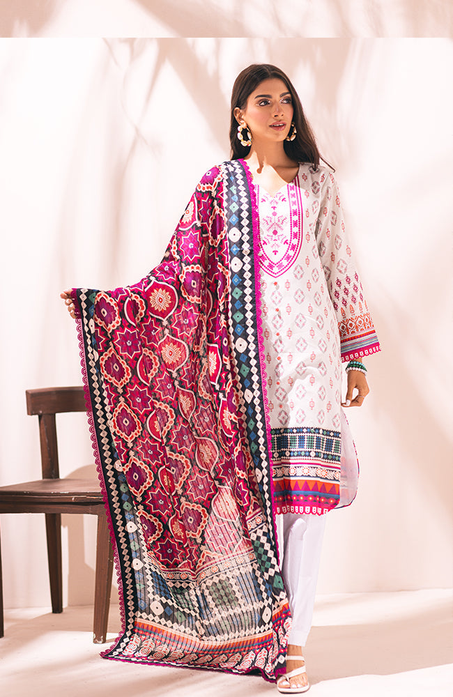 Alzohaib - 3-Piece Unstitched Digital Printed Lawn-CDD-23-04