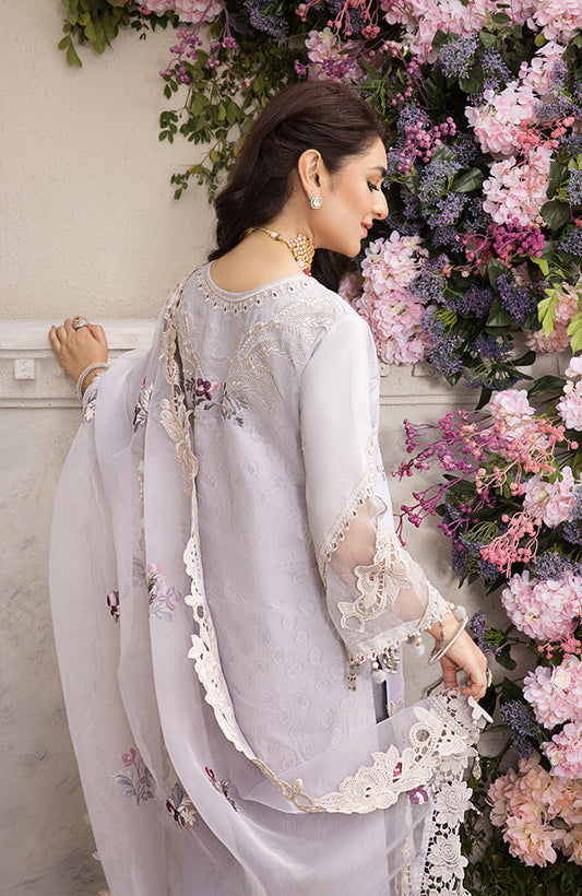 Alzohaib - 3 Piece Unstitched Luxury Embroidered Lawn-MLL-23-04