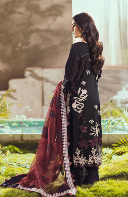 Alzohaib - 3 Piece Unstitched Luxury Embroidered Lawn-MLL-23-2-04