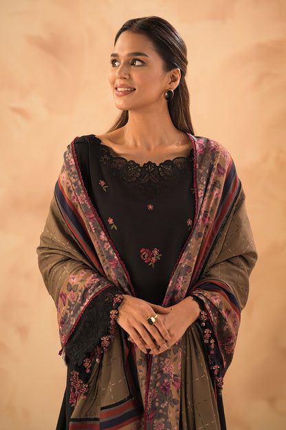 Baroque - EMBROIDERED SLUB KHADDAR UF-475