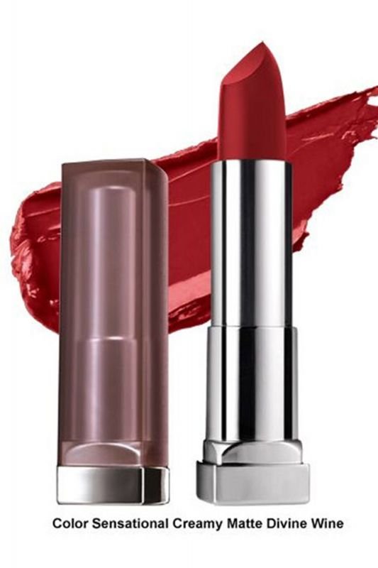 Color Sensational Creamy Matte Lipstick - 695 Divine Wine