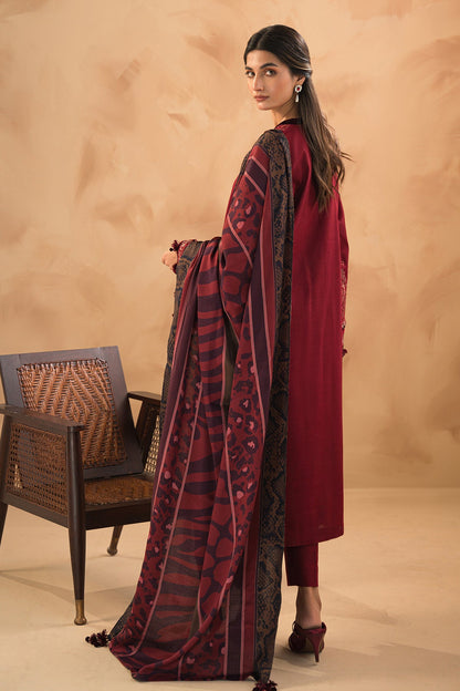 Baroque - EMBROIDERED SLUB KHADDAR UF-476