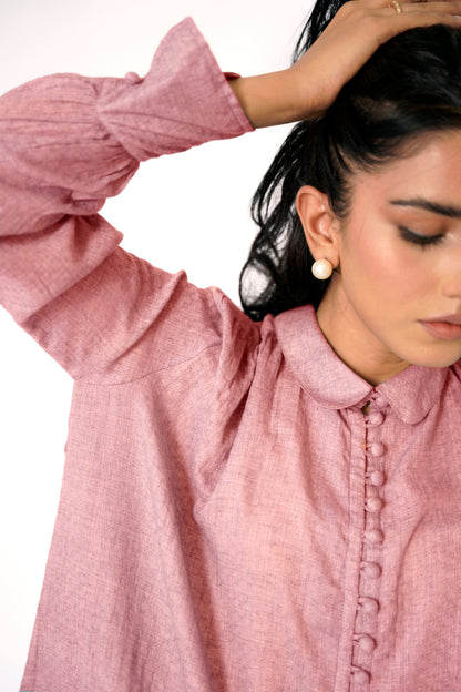 Ayesha Naveed - Mila shirt light pink