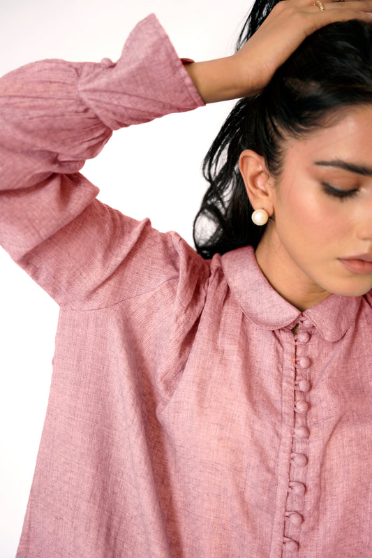 Ayesha Naveed - Mila shirt light pink