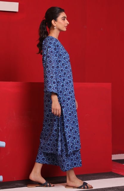 Orient - Stitched 2 Piece Printed Khaddar Shirt and Khaddar Pant