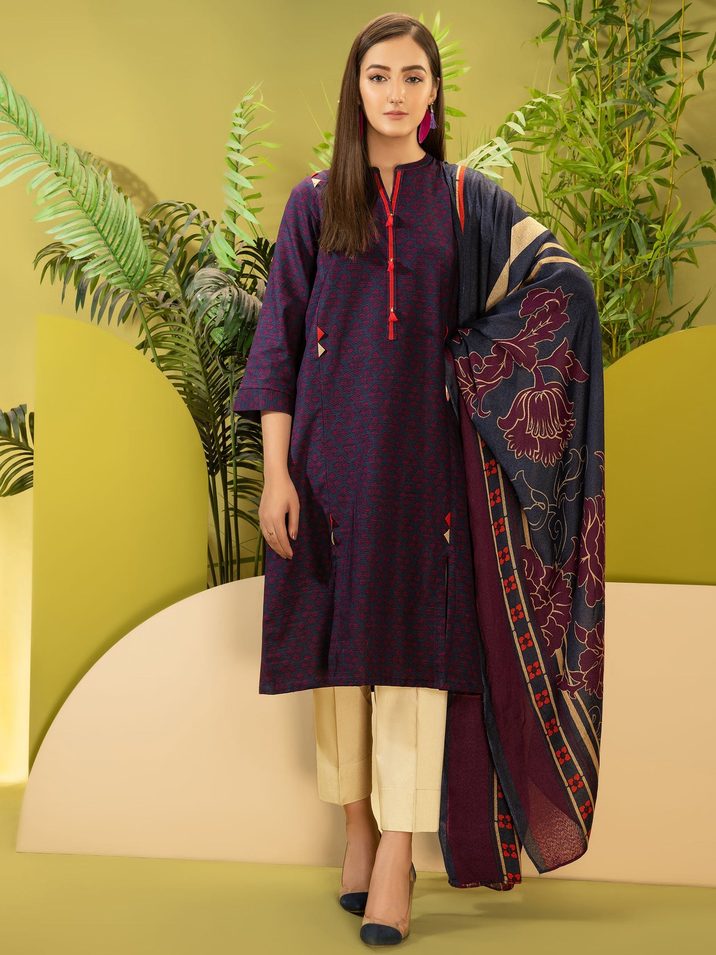 Limelight - 2-Piece Khaddar Suit