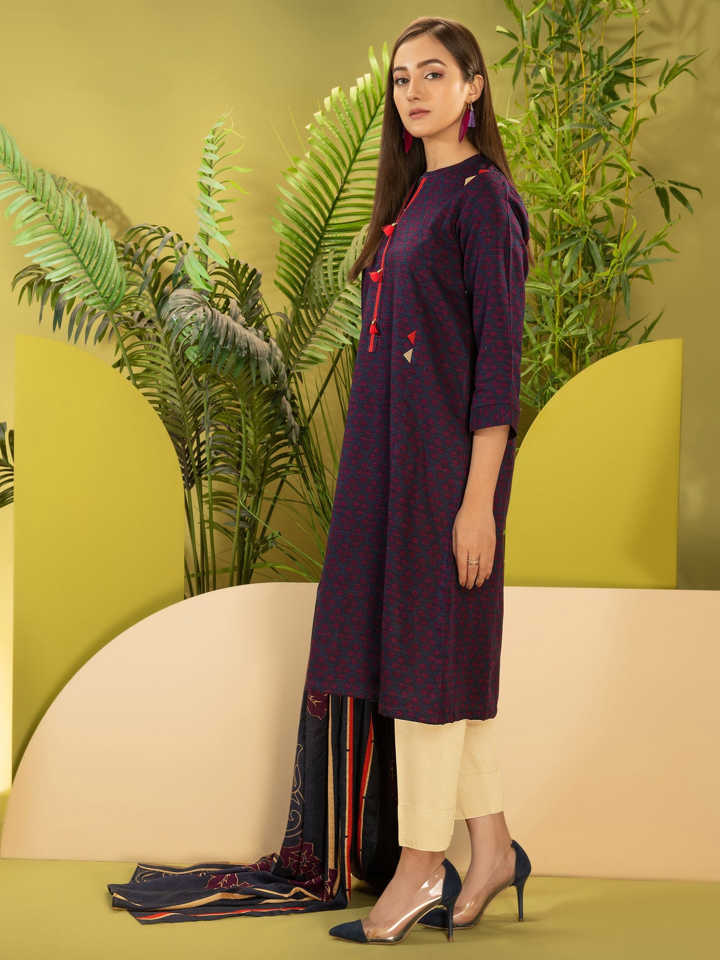 Limelight - 2-Piece Khaddar Suit