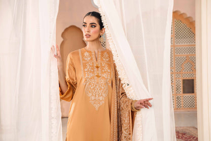 Nishat Linen - 3 Piece - Embroidered Suit - 42206441