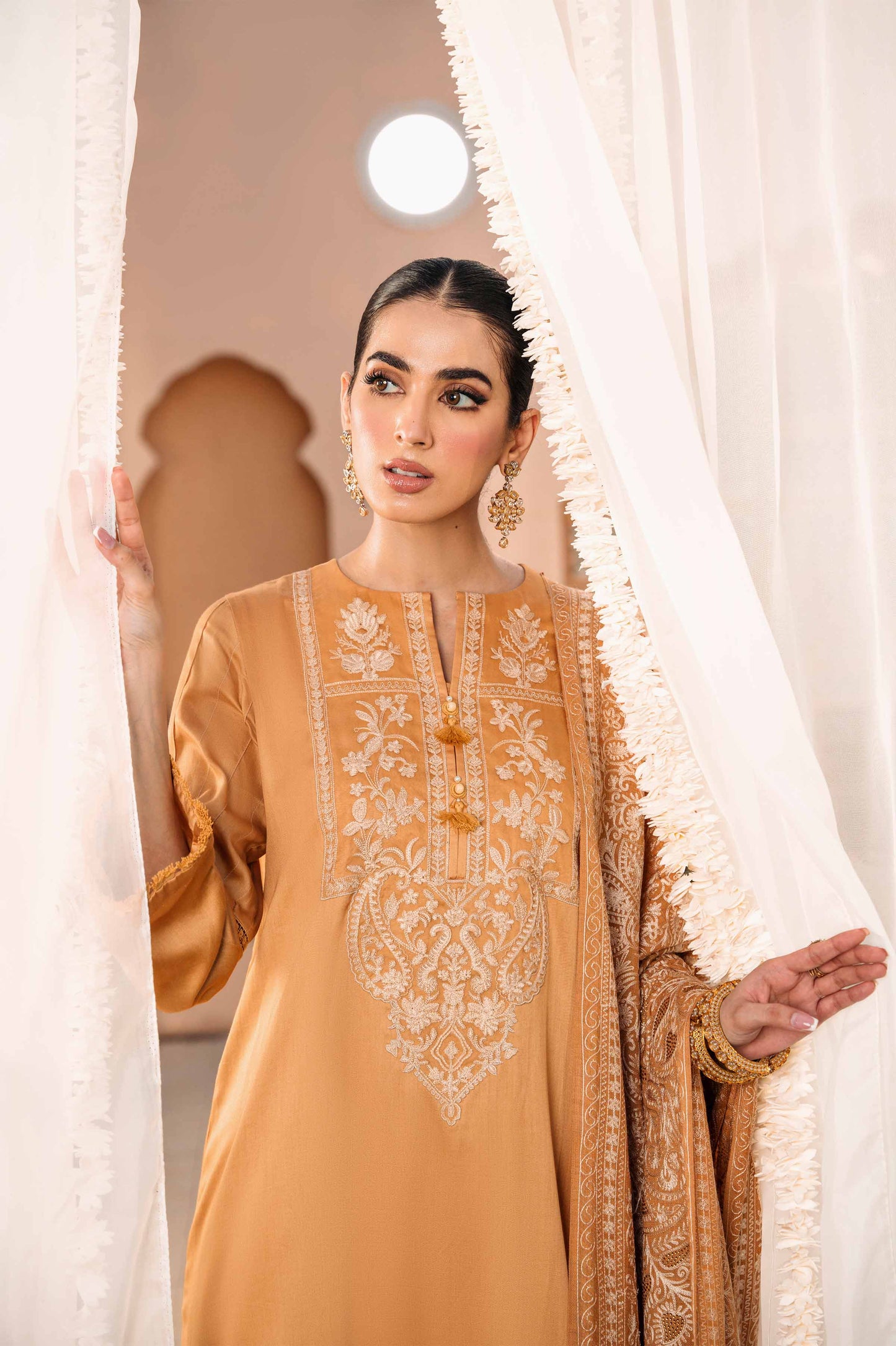 Nishat Linen - 3 Piece - Embroidered Suit - 42206441