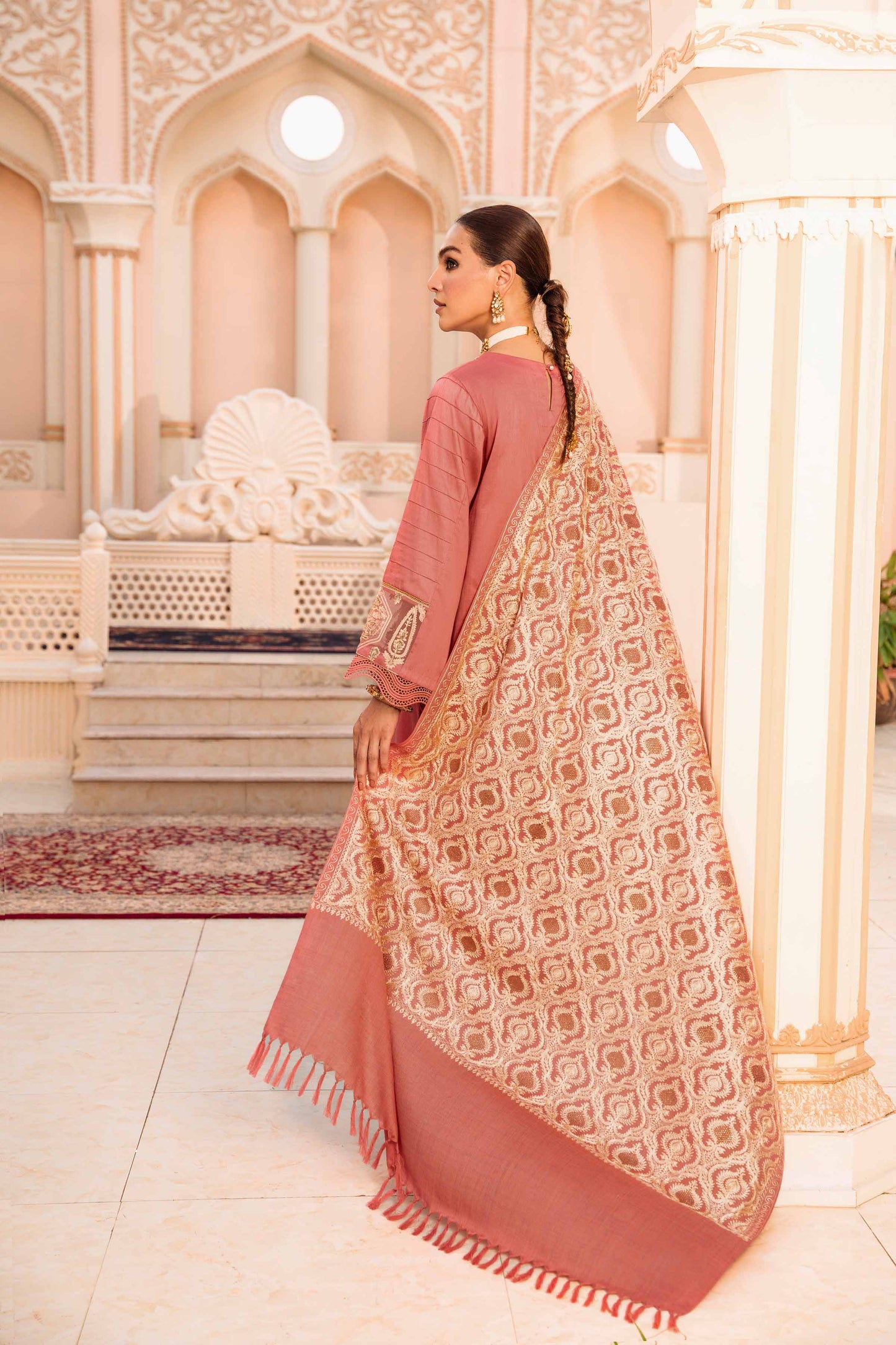 Nishat Linen - 3 Piece - Embroidered Suit - 42206442